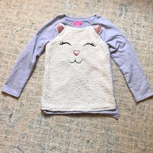 Smiling sheep sweatshirt!